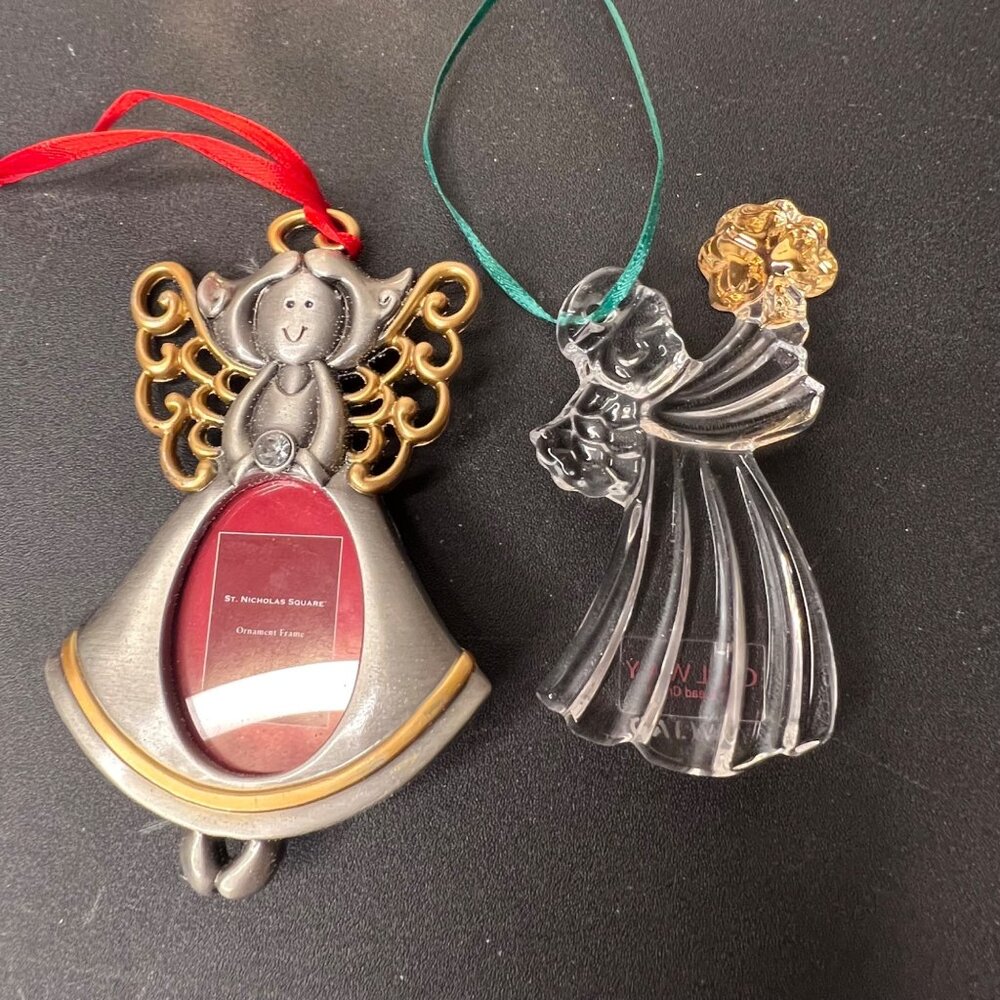 5 Angel Ornaments & Pins - Mixed Materials - Holiday/Decorative Collectibles - Picture 6 of 11